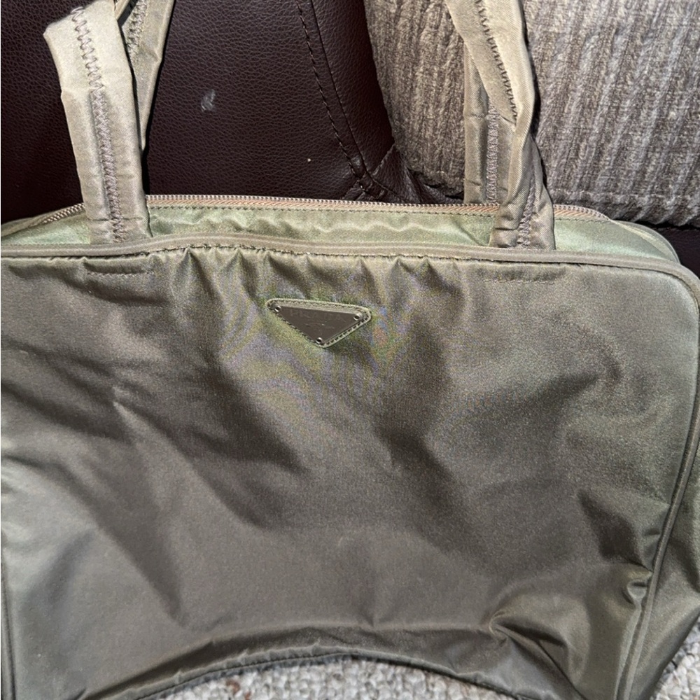 Prada Green Nylon  with Matte Finish